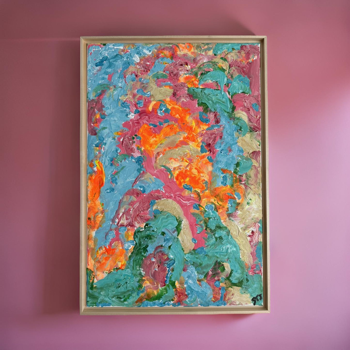 Thoughts I - Neural Colors (31.25" x 21.25”x1.5")