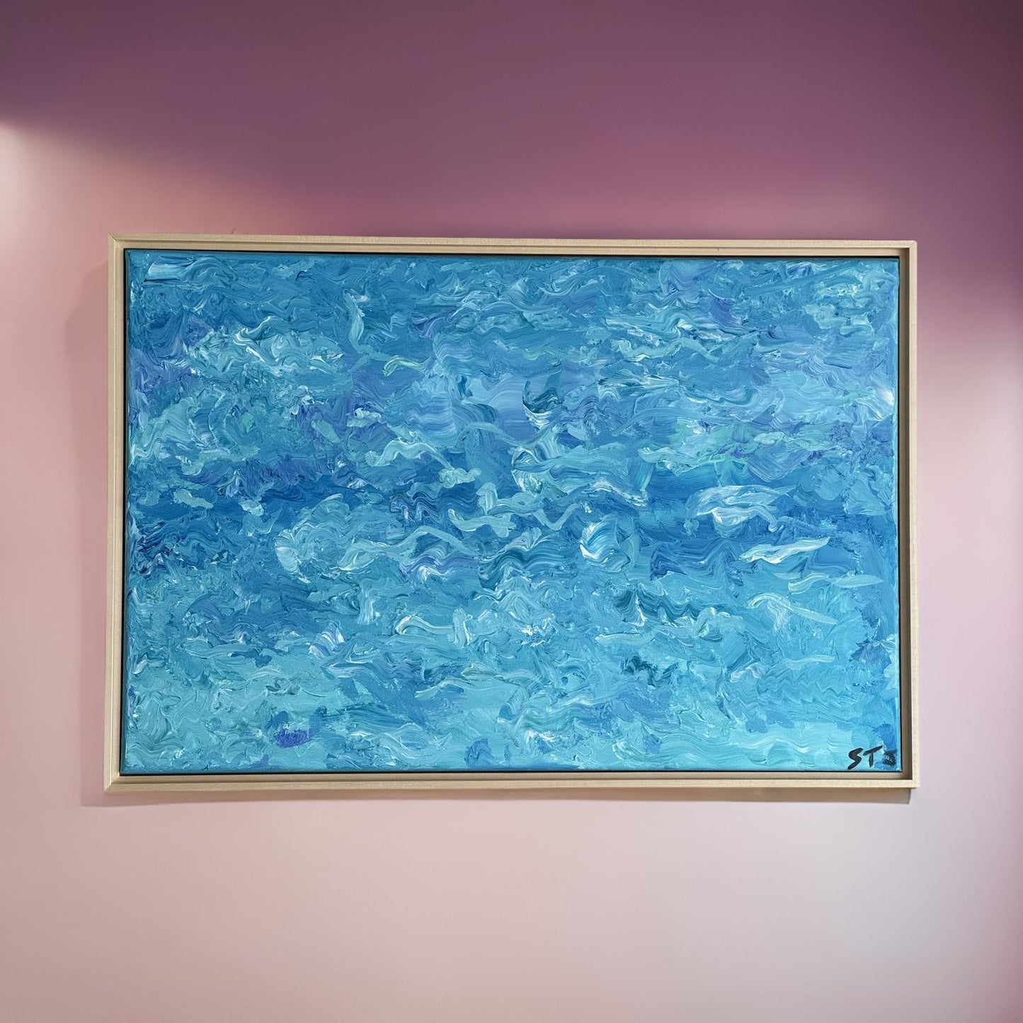 Water - Simple Flow (21.25" x 31.25”x1.5")