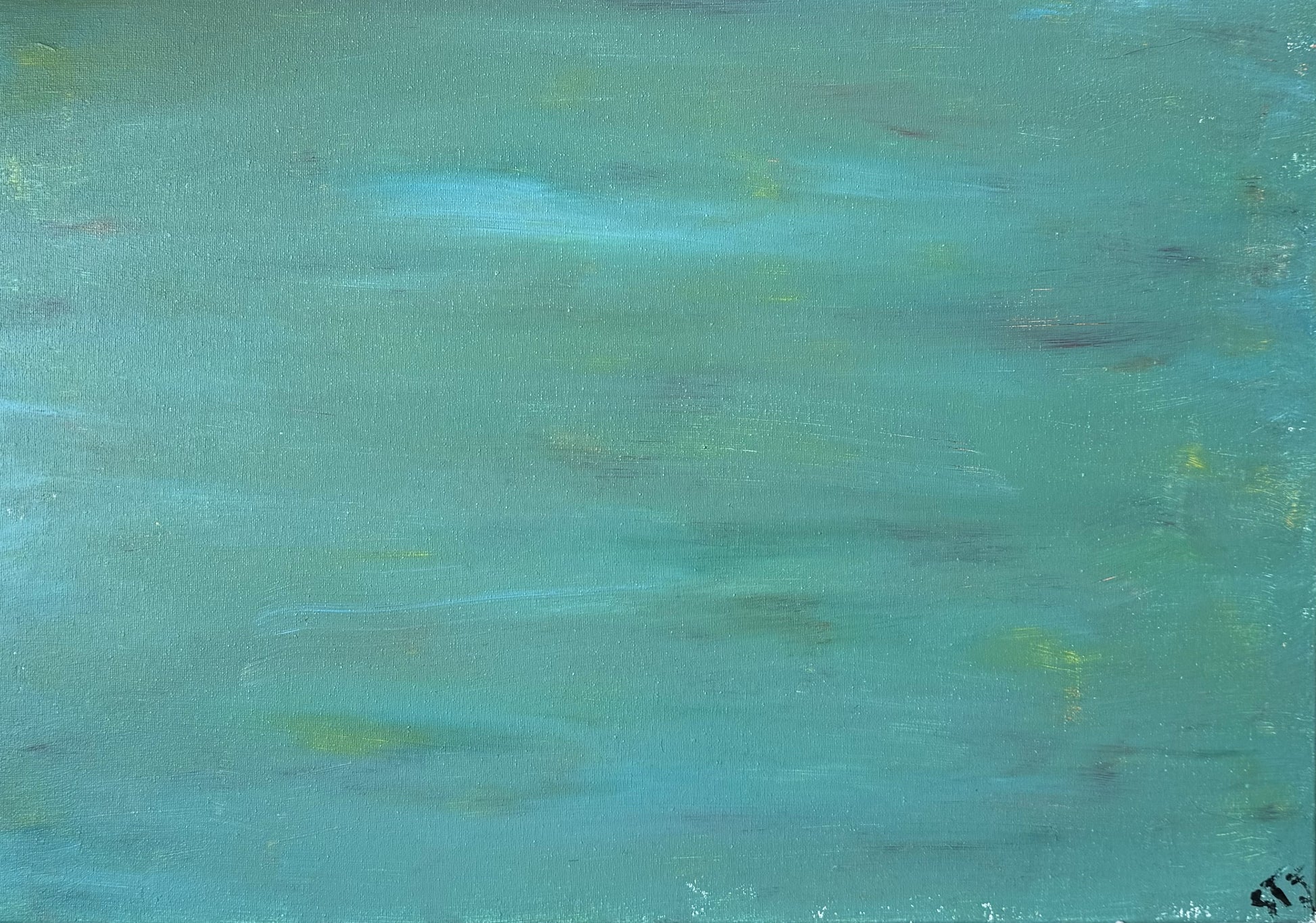 Original, Unique, Personal, Archival Quality, Creative, Calming Abstract Acrylic Painting on Canvas (19'x23'). Artist: Sartaj Ahmed Khan Mojlish (STJ)