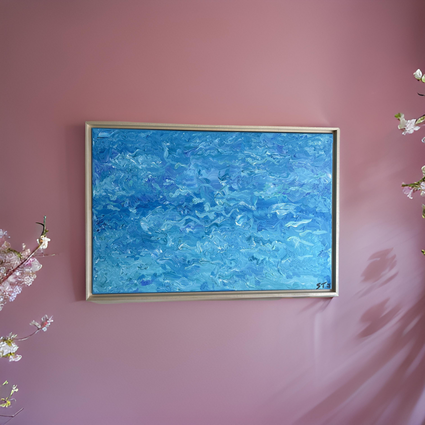 Water - Simple Flow (21.25" x 31.25”x1.5")