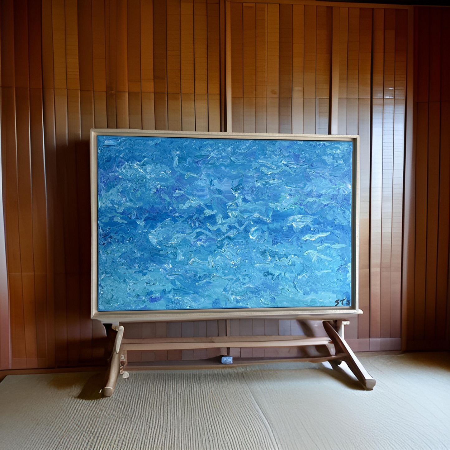 Water - Simple Flow (21.25" x 31.25”x1.5")