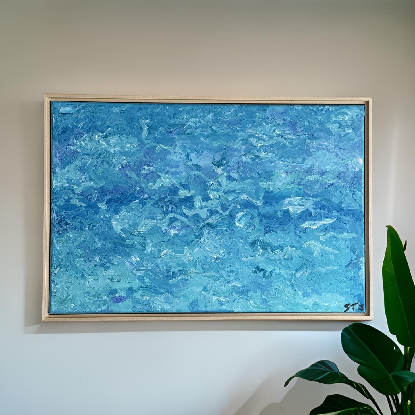 Water - Simple Flow (21.25" x 31.25”x1.5")