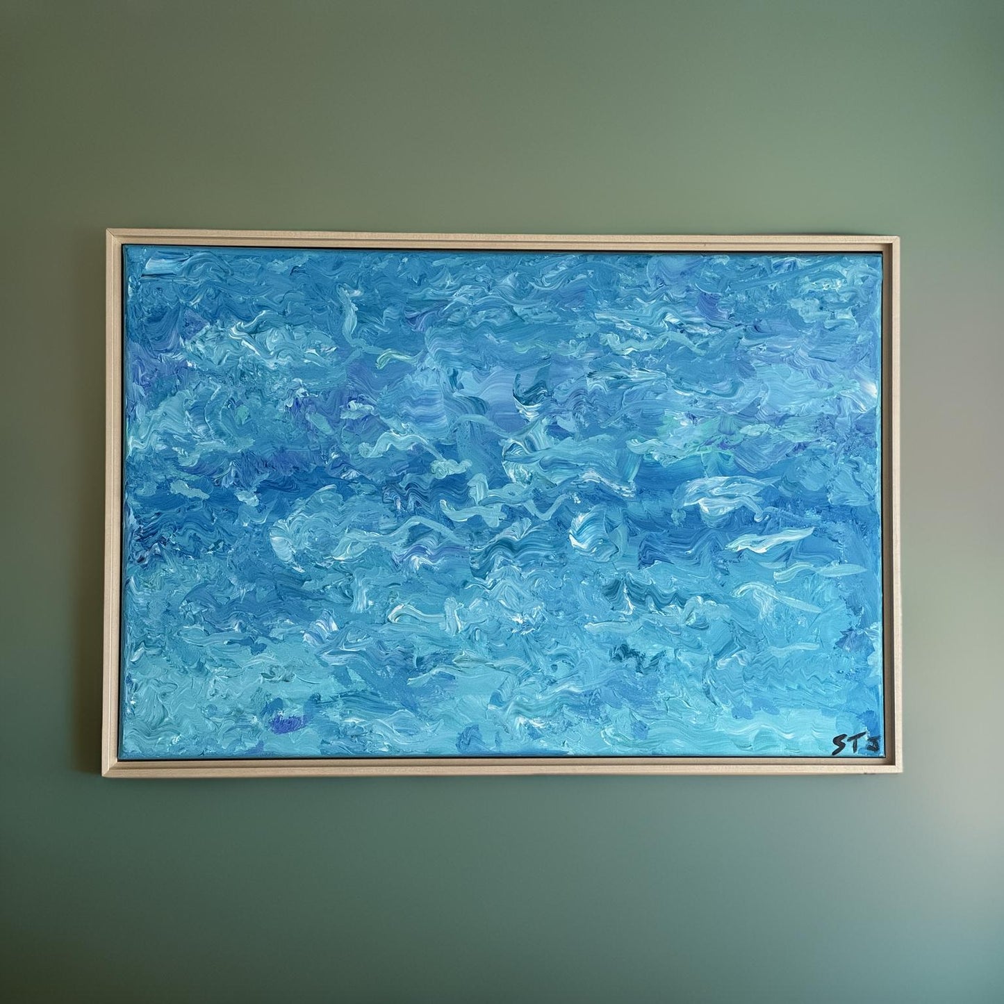 Water - Simple Flow (21.25" x 31.25”x1.5")