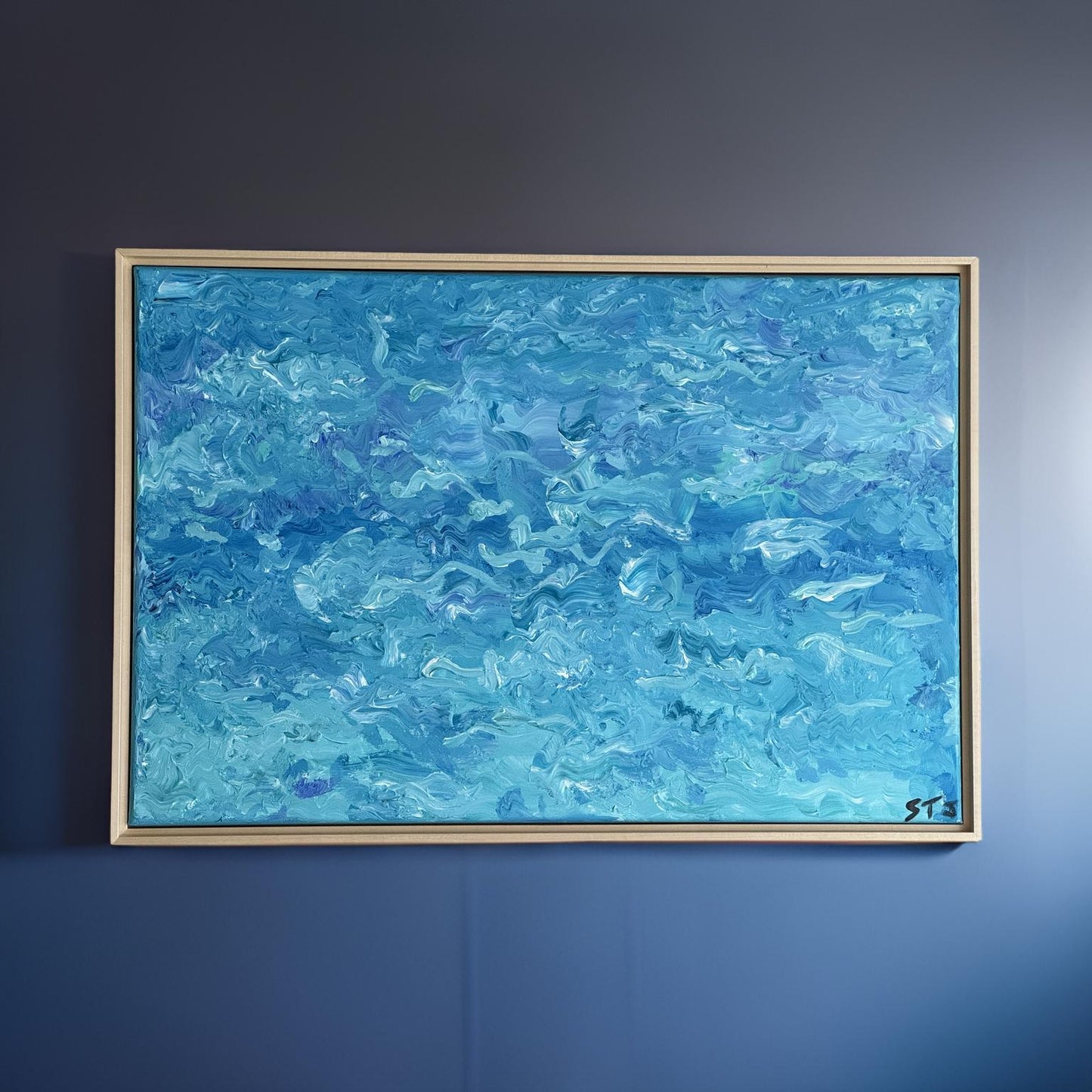 Water - Simple Flow (21.25" x 31.25”x1.5")