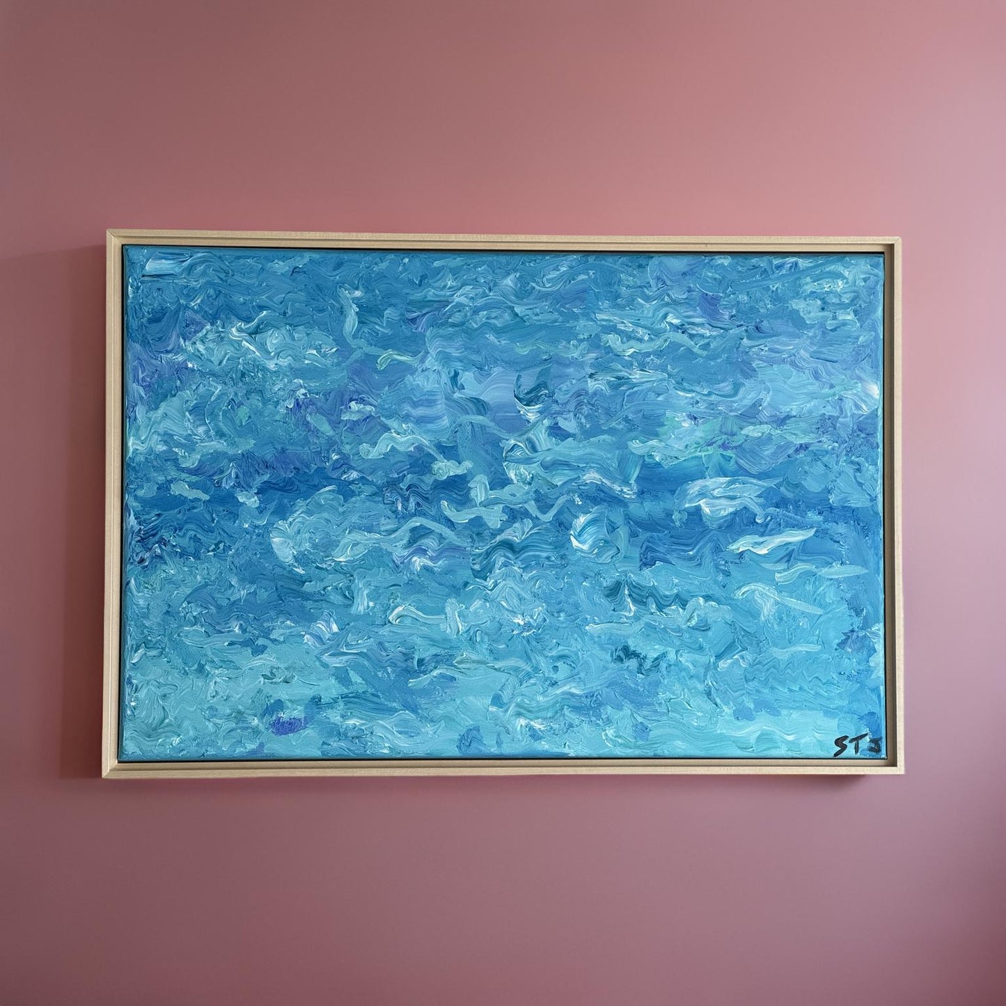 Water - Simple Flow (21.25" x 31.25”x1.5")